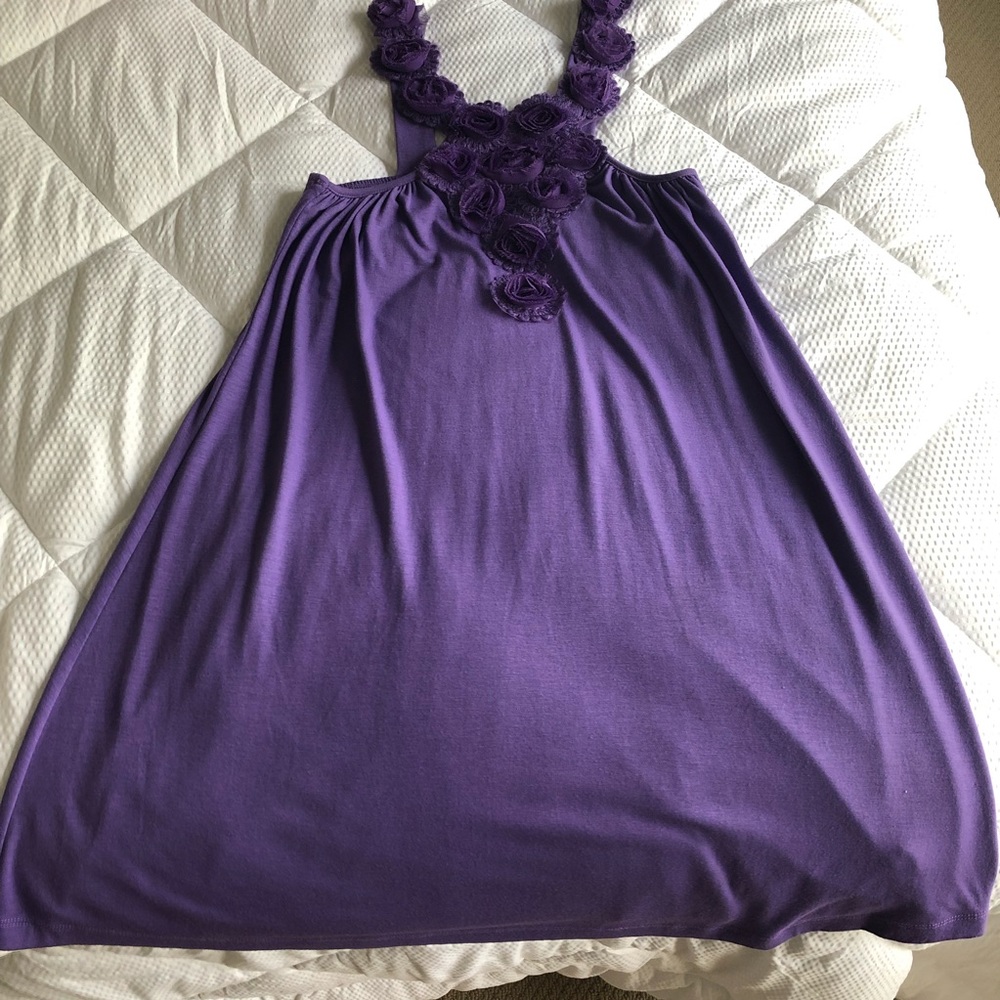 Purple Flower Dress